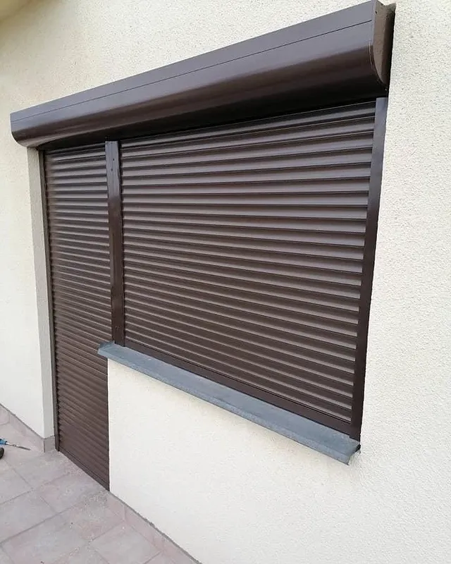 Braon aluminijumska roletna po meri